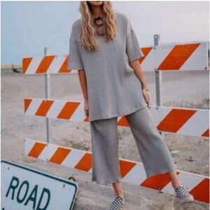 Dressed in LaLa ribbed playsuit top